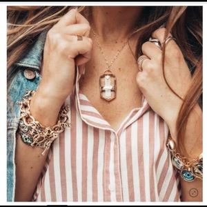 Brinker and Eliza Crystal Shield Necklace